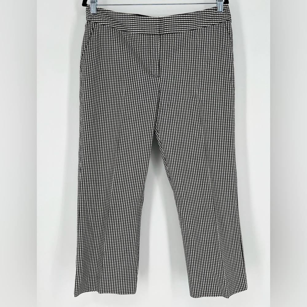INC International Concepts check pants cotton blend with stretch for comfort